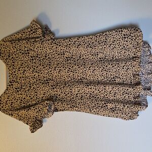 Leopard Print Dress. Size Large.
